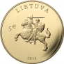 Литва 5 евро 2015 25 лет независимости