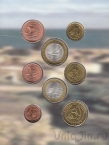 Карфаген набор 8 монет 2004 (Пробные евро)
