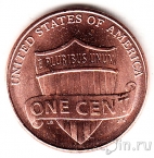США 1 цент 2015 Щит (P)