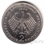 ФРГ 2 марки 1969 (J) Конрад Аденауэр