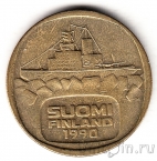 Финляндия 5 марок 1990 Ледокол Урхо