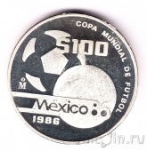 Мексика 100 песо 1986 Чемпионат мира по футболу