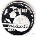 Мексика 100 песо 1986 Чемпионат по футболу