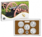 США набор 5 монет 2015 Национальные парки (Proof)