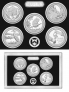 США набор 5 монет 2015 Национальные парки (Proof, серебро)