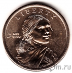 США 1 доллар 2015 Мохоки (P)