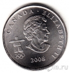 Канада 25 центов 2008 Олимпиада в Ванкувере (Сноуборд)