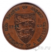 Джерси 1/12 шиллинга 1923 (тип 1)