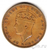 Ямайка 1/2 пенни 1942