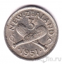 Новая Зеландия 3 пенса 1951