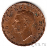 Новая Зеландия 1/2 пенни 1951