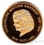 Либерия 10 долларов 2001 Жаклин Кеннеди
