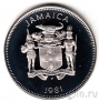 Ямайка 25 центов 1981 Колибри