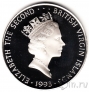 Британские Виргинские о-ва 25 долларов 1993 Гепард