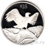 Британские Виргинские о-ва 25 долларов 1993 Орел
