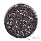 Канада 5 центов 1919