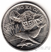Остров Мауи 2 доллара 2009 Кашалот