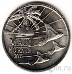 Остров Мауи 1 доллар 2005 Скат