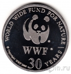 Памятный жетон WWF - Газель-дама