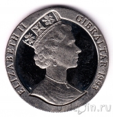 Гибралтар 1 крона 1993 Корабль Саворньян де Бразза