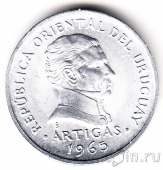 Уругвай 20 сентезимо 1965