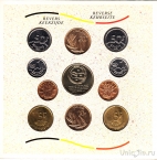Бельгия набор 11 монет 1989 Монетный двор