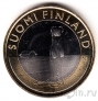 Финляндия 5 евро 2015 Горностай