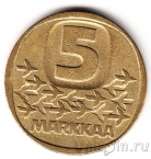 Финляндия 5 марок 1988 Ледокол Урхо