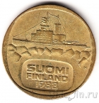 Финляндия 5 марок 1988 Ледокол Урхо