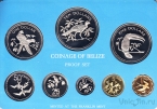 Белиз набор 8 монет 1975