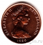 Новая Зеландия 1 цент 1980