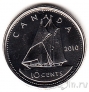 Канада 10 центов 2010