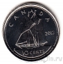 Канада 10 центов 2012