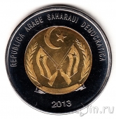 Западная Сахара 2000 песет 2013 Динозавр