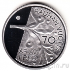 Финляндия 10 евро 2015 70 лет мира в Европе