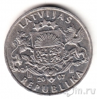 Латвия 1 лат 2007