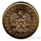 Польша 5 грошей 2008