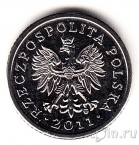Польша 10 грошей 2011