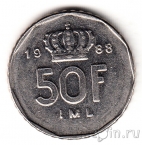 Люксембург 50 франков 1988