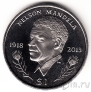 Брит. Виргинские острова 1 доллар 2014 Нельсон Мандела