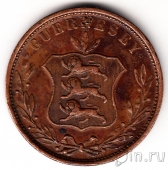 Гернси 8 дублей 1858