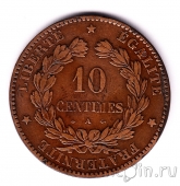 Франция 10 сантимов 1872 (A)
