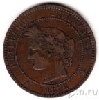Франция 10 сантимов 1872