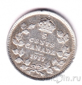 Канада 5 центов 1917