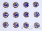 Россия 1 рубль 2014 Графическое обозначение рубля (Набор Лунный календарь)