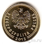 Польша 1 грош 2015