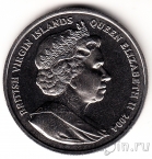 Брит. Виргинские острова 1 доллар 2004 Фрэнсис Дрейк