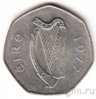 Ирландия 50 пенсов 1977 Лесной кулик
