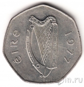 Ирландия 50 пенсов 1977