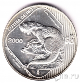 Мексика 5 песо 2000 Выдра